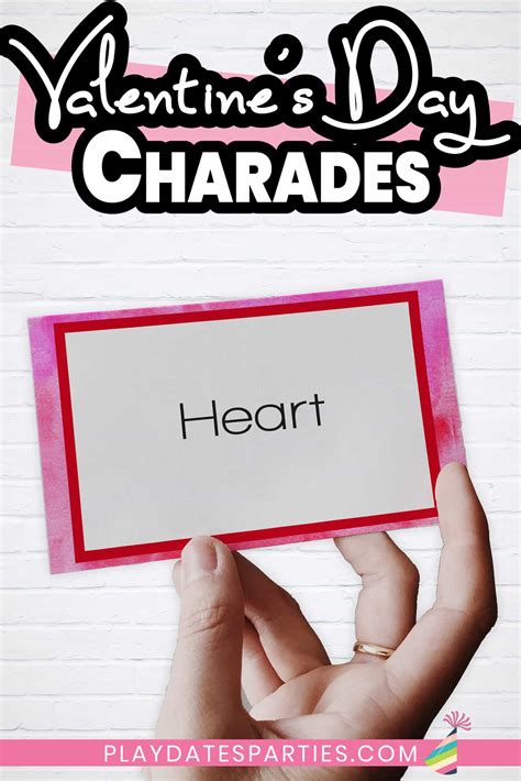 Printable Valentine's Day Charades Cards | PlayDates to Parties ...