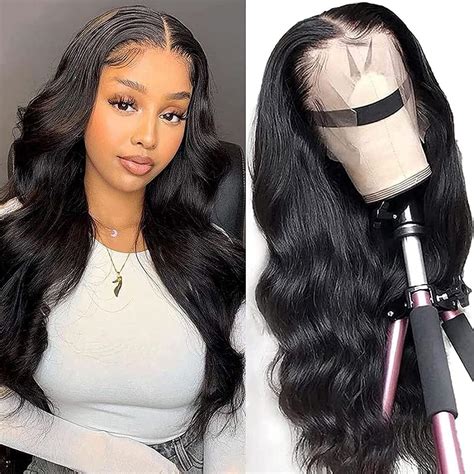 Siji Mei Body Wave Lace Front Wigs Human Hair Pre Plucked 13x4 Lace Frontal Wigs