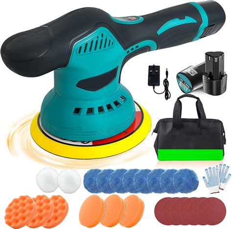 Cordless Buffer Polisher Kit With Battery Inchs Polisher For Car