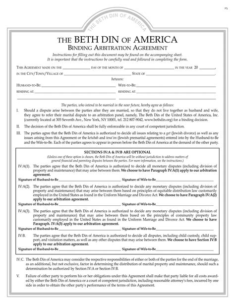 Free Printable Prenuptial Agreement Templates Pdf Word Simple