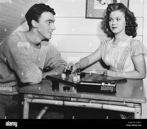 Kiss And Tell From Left Jerome Courtland Shirley Temple 1945 Stock