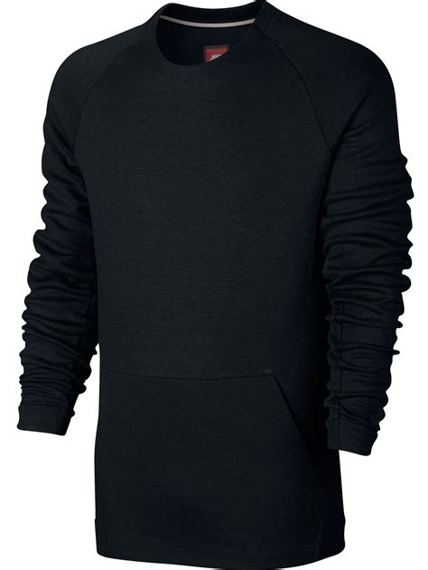 Nike Nike Sportswear Tech Fleece Crew Neck Men S Sweatshirt Black 805140 010