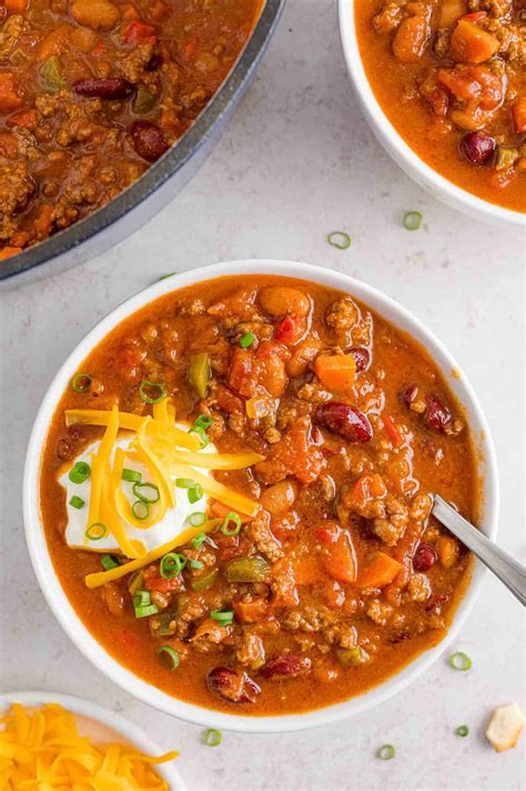 Homemade Chili Recipe From Scratch With Beans Bryont Blog