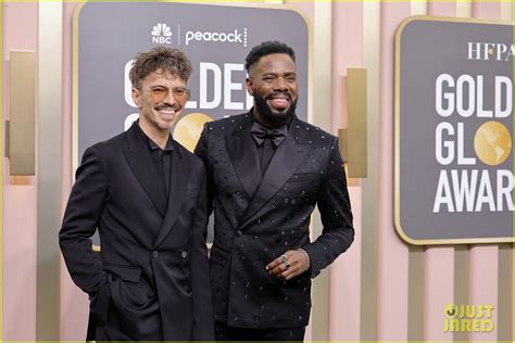 Colman Domingo & Husband Raul Pose Together on Golden Globes 2023 Red ...