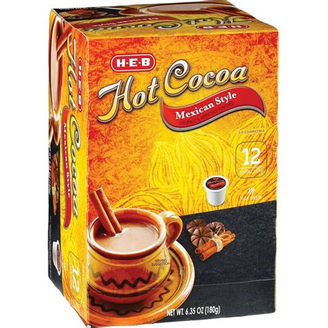 H E B Mexican Style Hot Cocoa Single Serve Cups Shop Cocoa At H E B