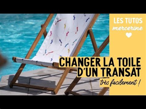 Changer La Toile D Un Transat Tr S Facilement Tourillons Amovibles