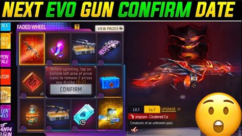 Evo Thompson Free Fire Next Evo Gun Skin Free Fire Freefire