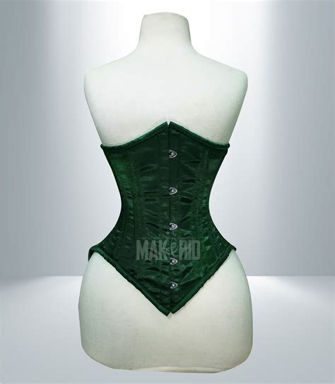 Double Steel Boned Satin Underbust Waist Cincher Training Shaper