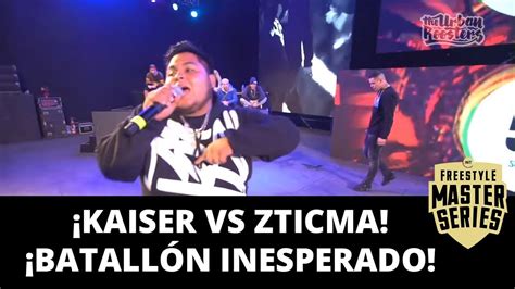 Kaiser Vs Zticma Batall N Inesperado Fms Internacional Argentina