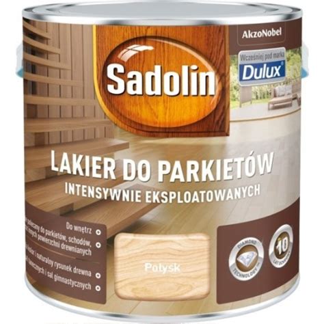 Lakier do Parkietów Intensywnie Ekspl PÓŁM 5L SADOLIN