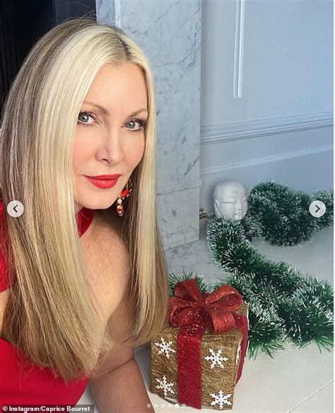 Caprice Bourret Puts On A Very Leggy Display In Tiny Bright Red Mini