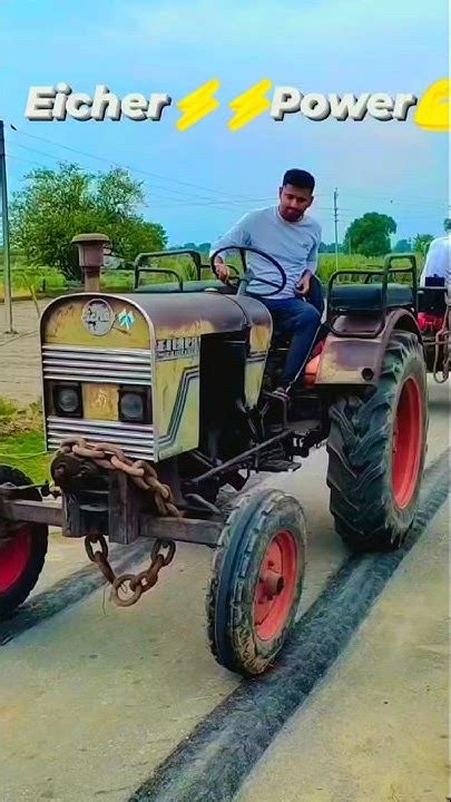 Old Eicher 🆚 Mahindra Tractor 🚜🔥 Power Of Old Eicher💪