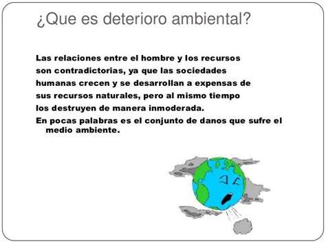 Deterioro Ambiental