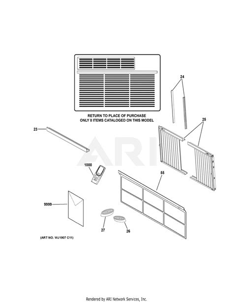 GE AEL06LVL1 Room Air Conditioner Portable - PartsWarehouse