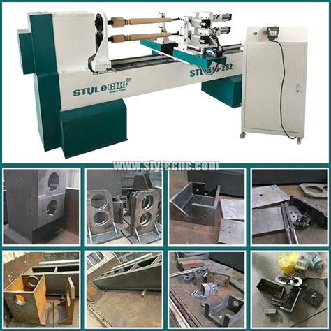 Double Axis Automatic CNC Wood Lathe For Baseball Bats STYLECNC