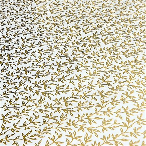 Gold Vines Stone Wrapping Paper Kk Paper Co