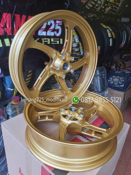 Jual Velg Vrossi Mamba New Vixion Ala Oz Depan Double Disk Tapak Lebar