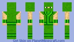 Green Ninja Minecraft Skin