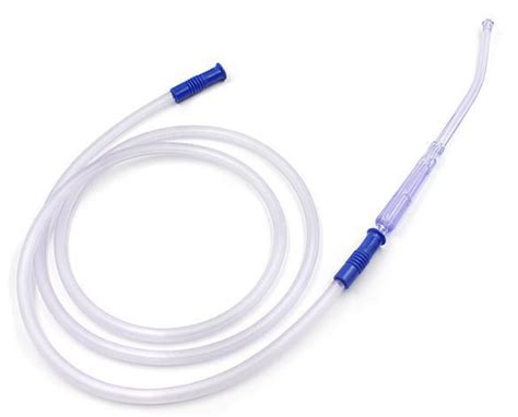 Medical Disposable PVC Flexible Yankauer Suction Handle CE ISO PVC