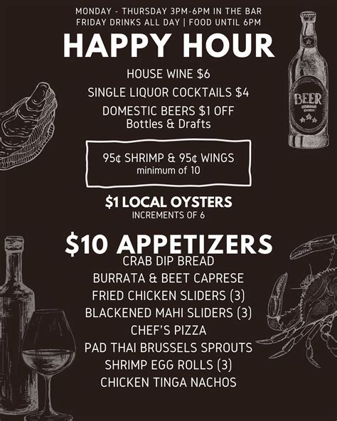 Happy hour... - Conrad's Seafood Restaurant - Abingdon, MD