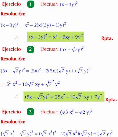 Ejercicios De Diferencia Al Cuadrado Halos