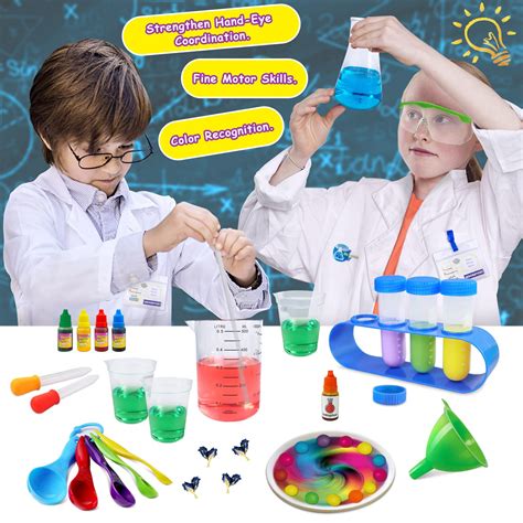 ブランド UNGLINGA Science Kit for Kids 30 Lab Chemicals Experiments Toys