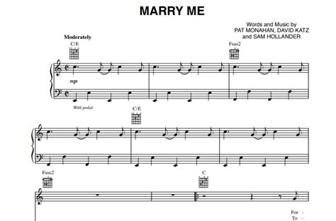 Train-Marry Me Free Sheet Music PDF for Piano | The Piano Notes