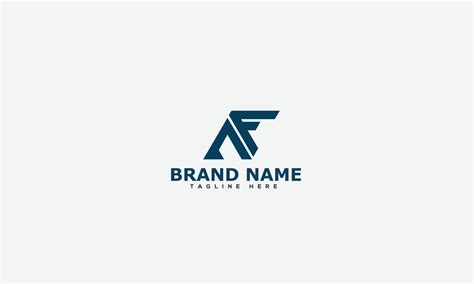 af logo design template vector graphic branding elementbb logo design