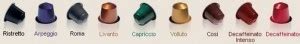 Nespresso Coffee Capsules Identification Flavor Color Type Guide