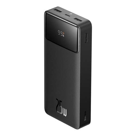 Baseus Bipow Power Bank Mah Type C Pd Qc W Black