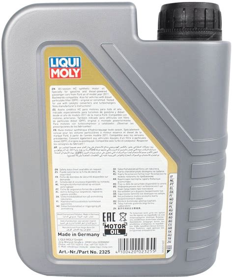 Полусинтетическое моторное масло LIQUI MOLY Special Tec F 5W 30 20 л