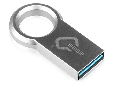 Нотик: Флешка Qumo Ring 32Gb, USB 3.0, Серый QM32GUD3-Ring 23863, QUMO ...