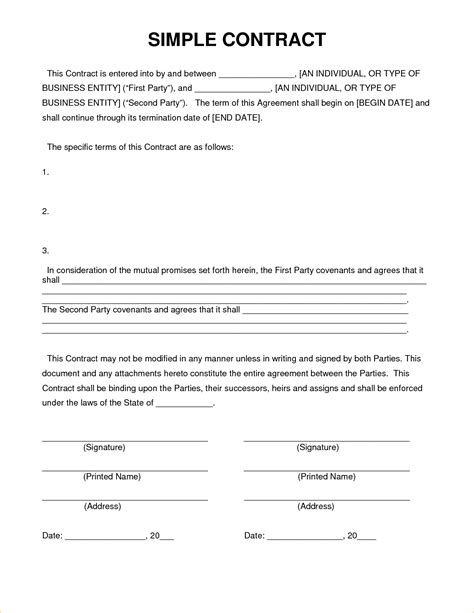 Google Image Result Contract Template Construction Contract