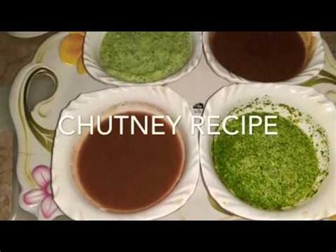 Chutney Recipe Types Of Chutneys In Urdu Hindi Youtube