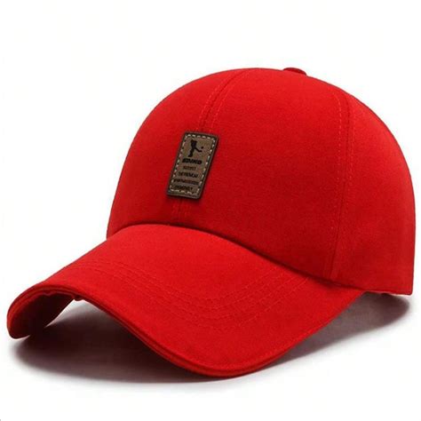 1 Pieza De Gorra Unisex De Lona Para Exteriores En Color Sólido Y