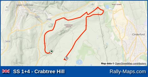 SS 1 4 Crabtree Hill Stage Map Wyedean Stages Rally 2022 Rally