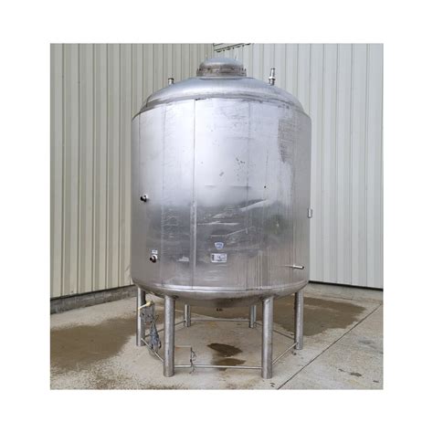 Used Gallon Stainless Sterile Sanitary Jacketed Tank W Clean In