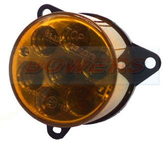 55mm Round Inner LED Rear Indicator Light For 98mm Combinable Lights