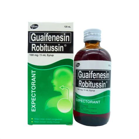 Robitussin Expectorant 100mg/5mL Syrup 120ml | EmmaflorDrugStore