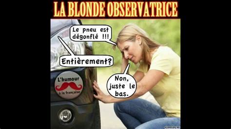 Blague Blonde Pneu Crevé Memefree