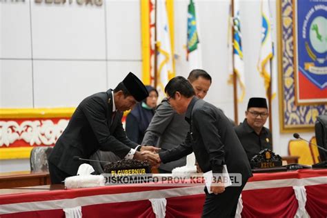 Terima Rekomendasi Dprd Pj Gubernur Suganda Siap Tindaklanjuti