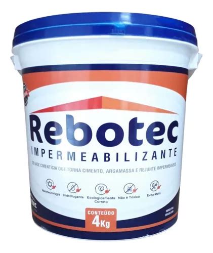 Impemeabilizante Rebotec Kg Original Rebotec