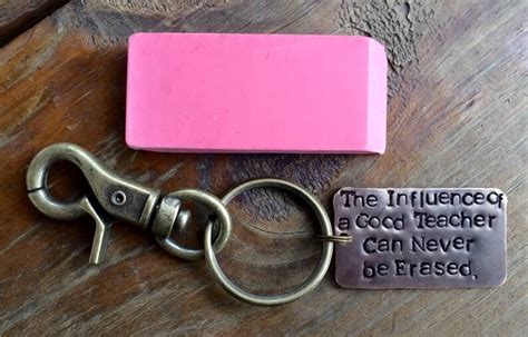 Personalized Teachers T Key Chainteacher Appreciationbest Etsy