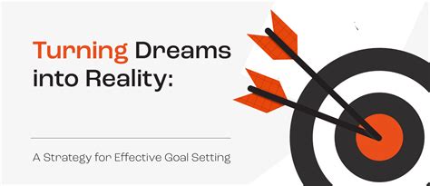 Turning Dreams Into Reality A Strategy For Effective Goal Setting