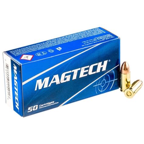 Magtech 9mm Luger 115 Grain Full Metal Jacket Ammunition