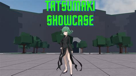 Roblox Strongest Battlegrounds Tatsumaki Showcase Youtube