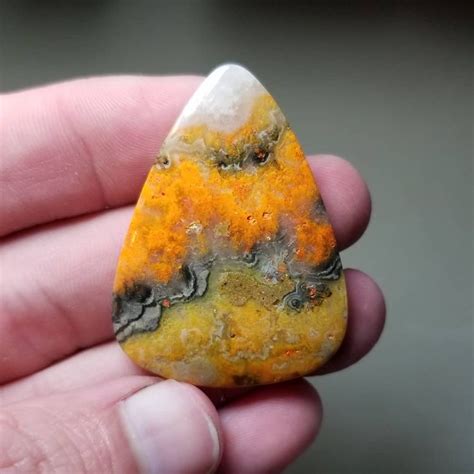 A Natural Candy Corn Cab Found Candy Corn 🎃🎃🎃 Bumble Bee Jasper 😉