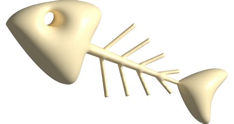 3d Illustration Of Fish Bone 17805951 Png