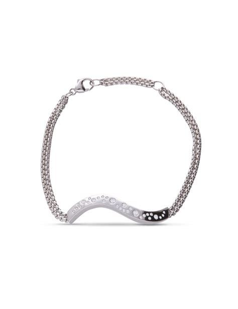 Armband Silber Mit Zirkonia Cm Rhodiniert