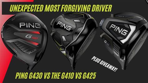 MOST FORGIVING DRIVER EVER PING G430 VS G410 VS G425 GIVEAWAY